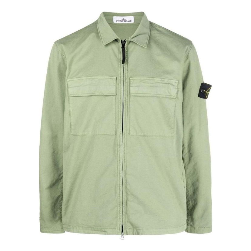 Paita Stone Island Compass Logo Shirt Jacket Vihreä | 781510210-V0055