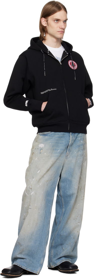 Huppari AAPE by A Bathing Ape AAPE by A Bathing Ape Injection Zip-Up Hoodie Musta | AAPSWMC338XXNBKX, 3