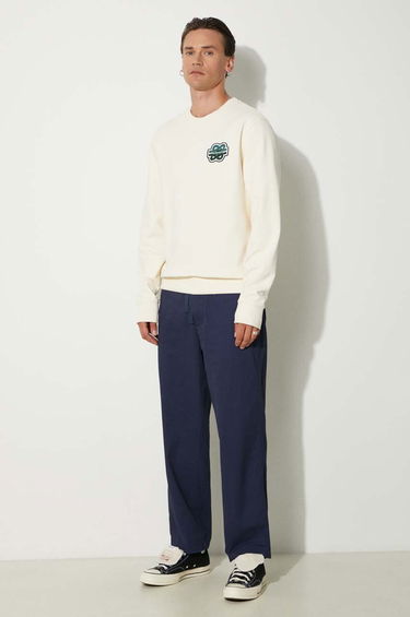 Huppari Filling Pieces Crewneck Sweatshirt With Application Beige | 74533929936, 1