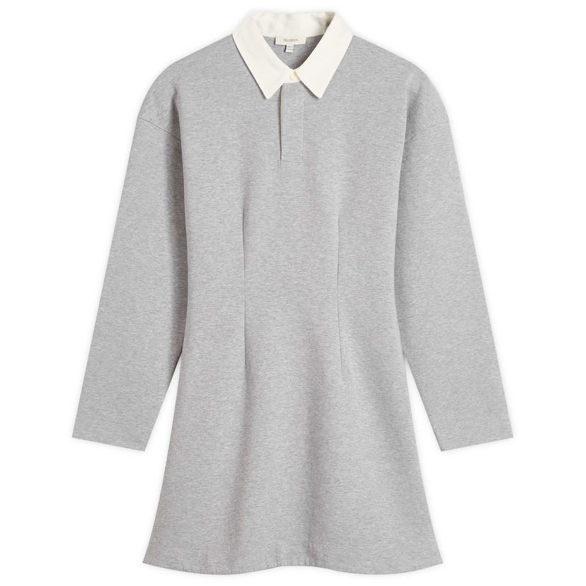 Mekko JW Anderson JW Anderson Long Sleeve Polo Dress, Size Large Harmaa | JD0047-PG1845-945