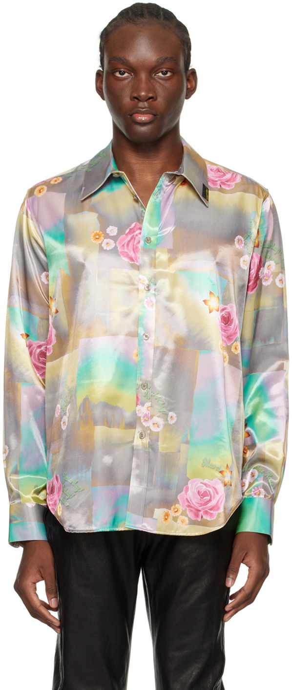 Paita Martine Rose Classic Shirt Turkoosi | MRSS24-401L