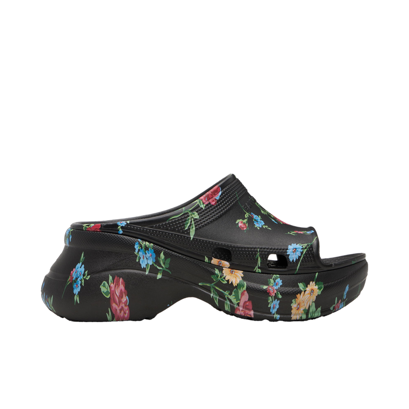Tennarit ja kengät Balenciaga Balenciaga Crocs Edition Floral Pool Slides Musta | 677389W1S8G