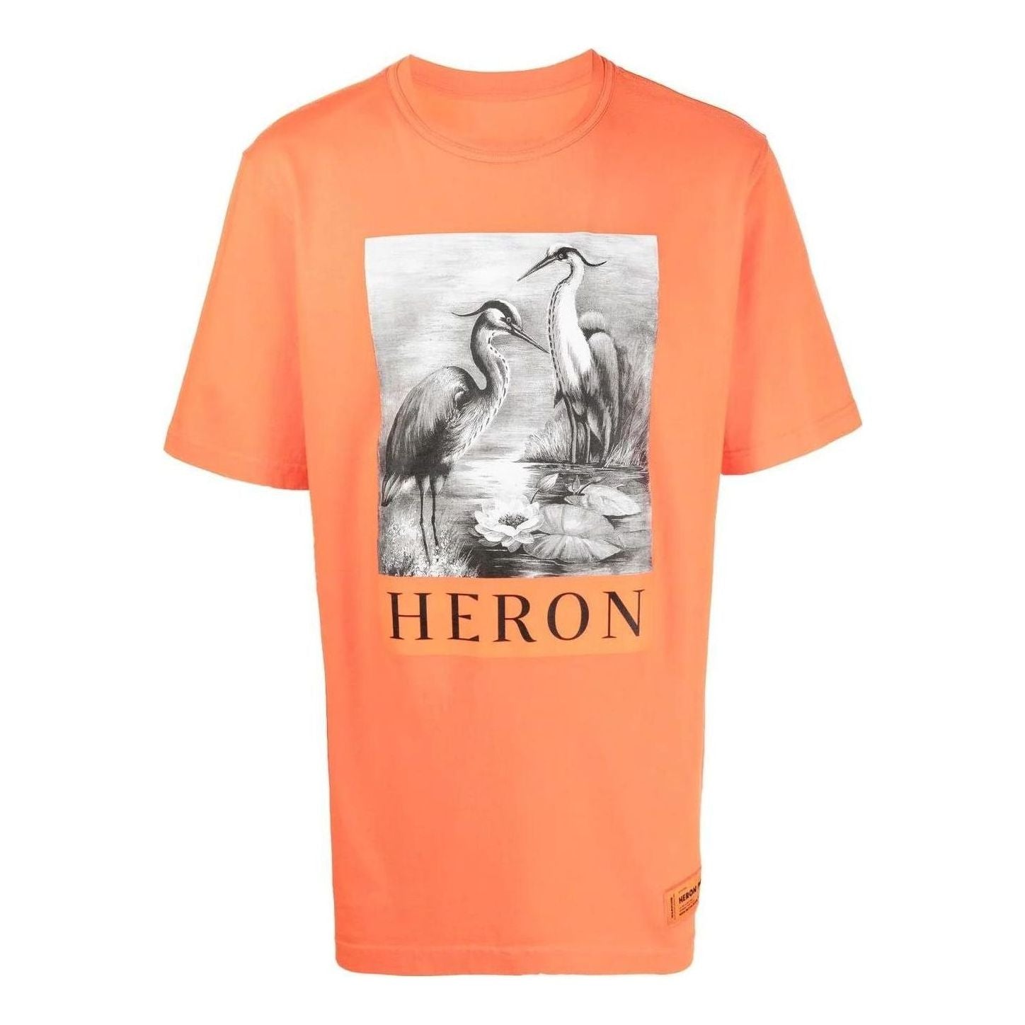 T-paita HERON PRESTON Heron Preston T-Shirt With Bird Print Oranssi | HMAA026C99JER0012210, 0