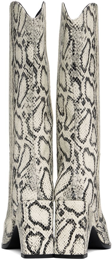 Tennarit ja kengät Coperni Snake Print Bridge Cowboy Boots Valkoinen | COPSH16F6003, 1