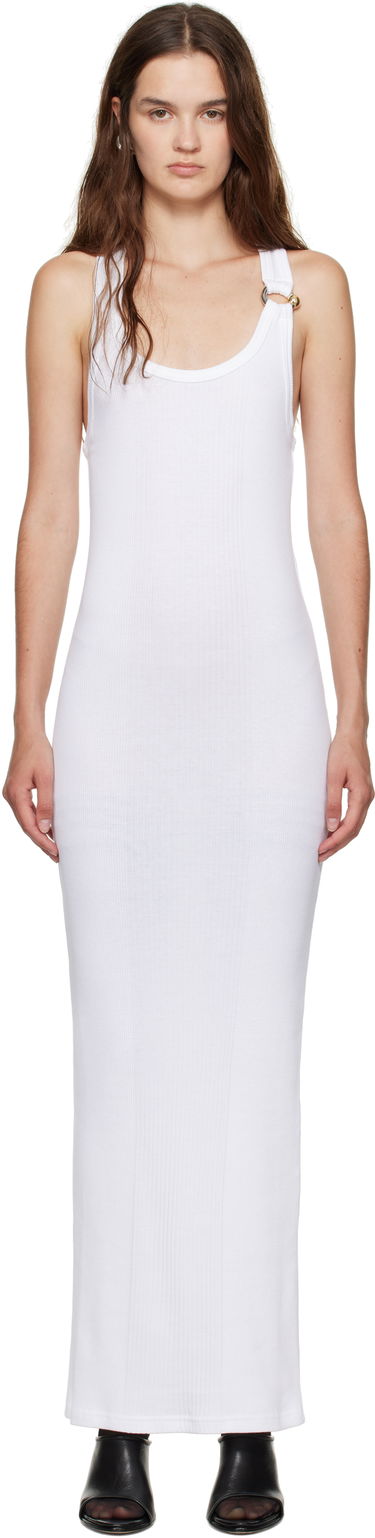Mekko Jean Paul Gaultier Jean Paul Gaultier 'The Piercing' Maxi Dress Valkoinen | 25/03-W-DR067-J014-01, 0