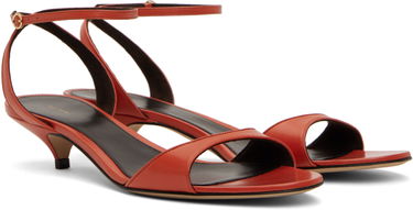 Mekko The Row The Row Vika Ankle Strap Kitten Heel Sandals Punainen | F1583-SL1, 3