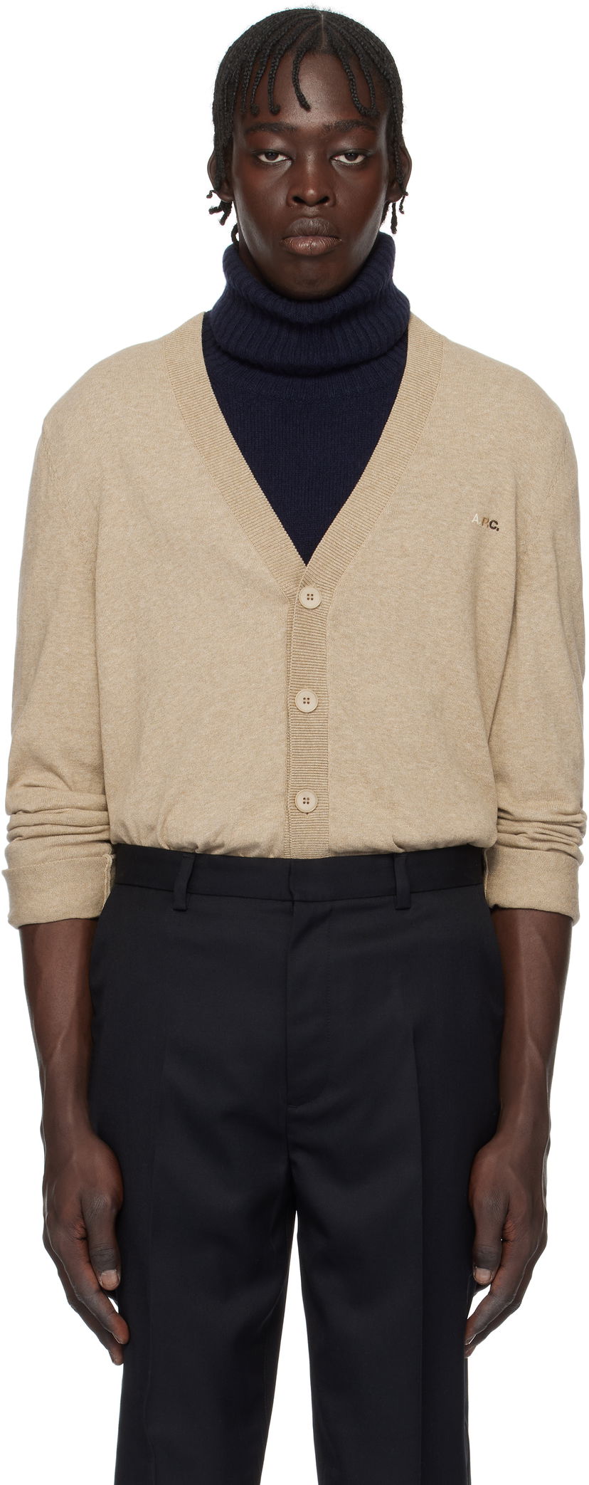 Villapaita A.P.C. Cardigan Beige | COEZJ-H22315