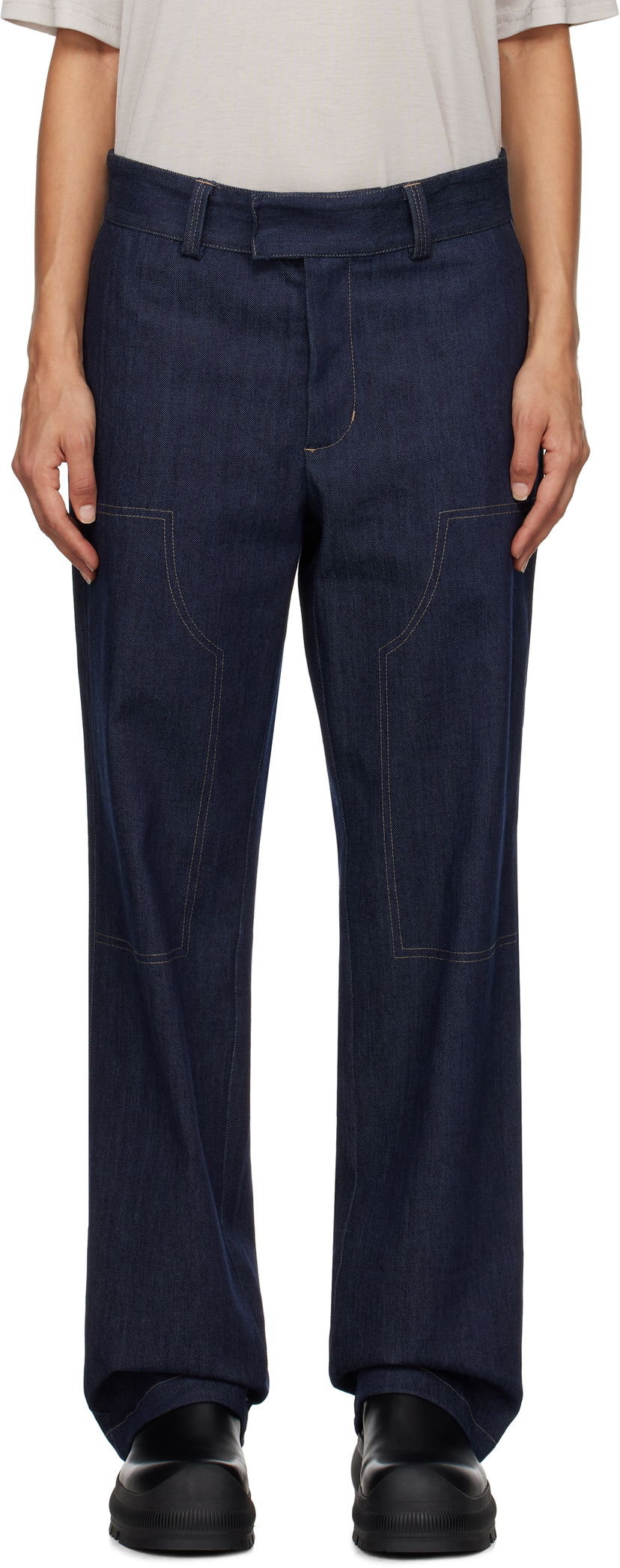 Jeans Soulland Indigo Denim Emery Jeans Sininen | 42032-1316