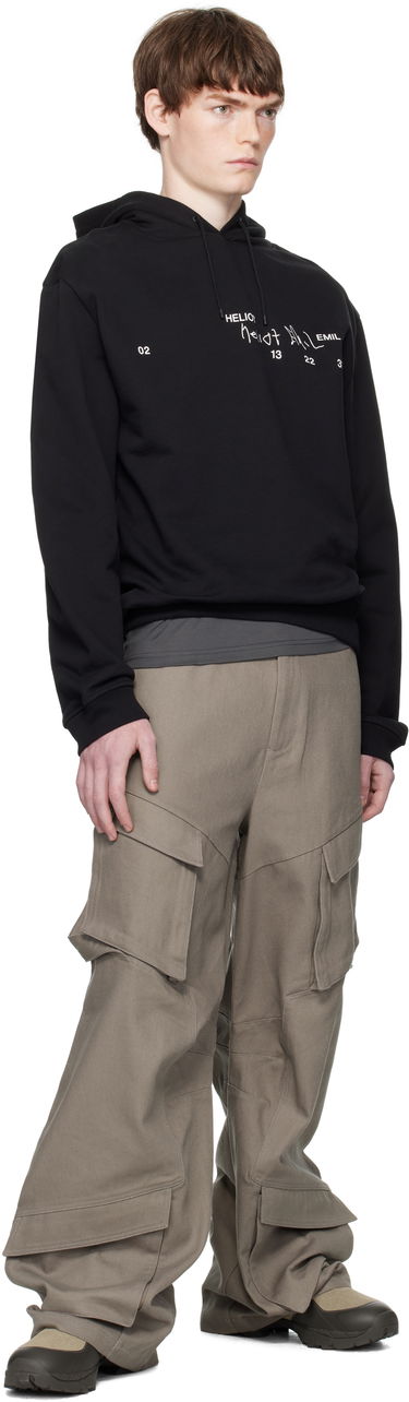 Huppari HELIOT EMIL Fulgens Hoodie Musta | PREAW25_M_08_081_BLK01, 3