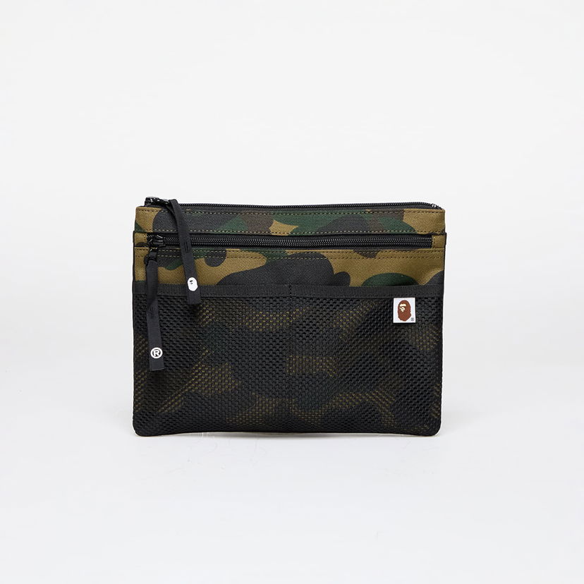 Olkalaukku BAPE A BATHING APE 1St Camo Cordura Sacoche Green 1L Vihreä | 001SGK301001M GRN