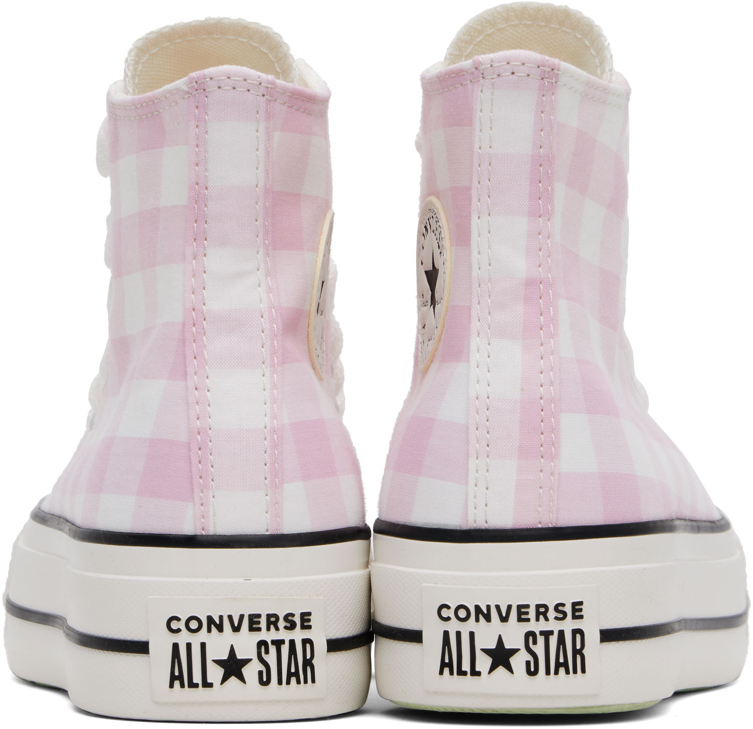Tennarit ja kengät Converse Chuck Taylor All Star Lift Platform Gingham Vaaleanpunainen | A13663C, 1