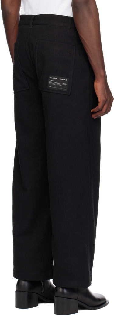 Housut izzue Relaxed Fit Twill Pants Musta | IZXPTL6137W4NBKX, 2