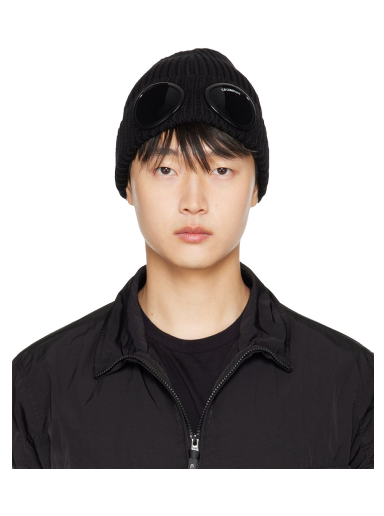 Pipo C.P. Company Merino Wool Goggle Beanie Musta | 13CMAC122A-005509A