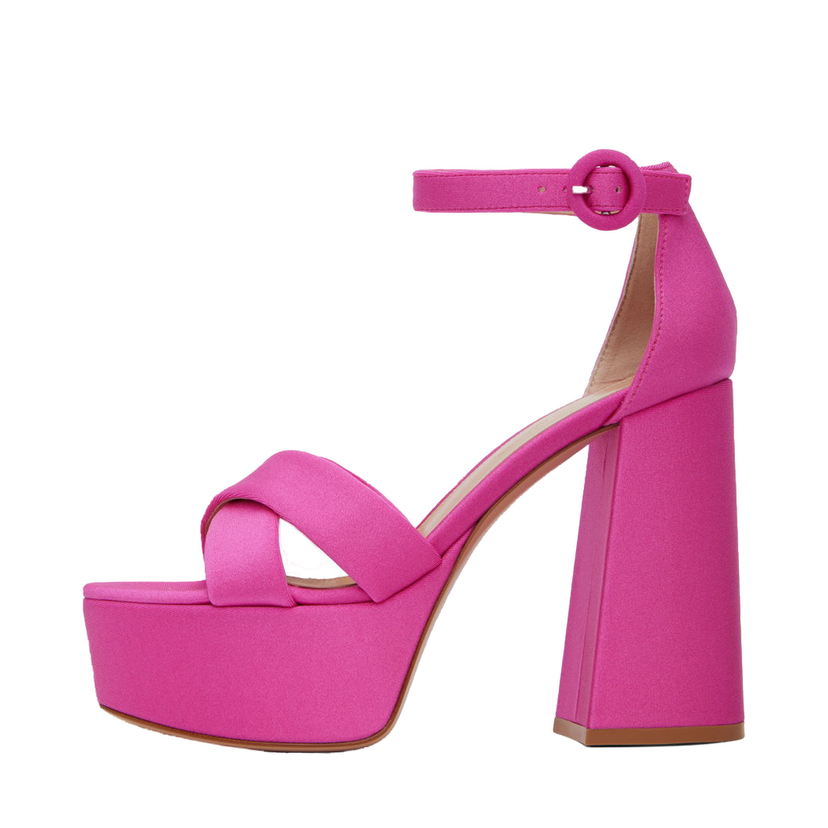 Tennarit ja kengät Gianvito Rossi Sheridan Heeled Platform Sandals Vaaleanpunainen | G61418.70RIC.LYC