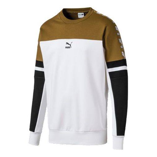 Villapaita Puma Colorblock Round Neck Sweatshirt Monivärinen | 595872-02, 0
