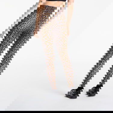 Leggingsit adidas Performance 3-Stripes Leopard Print Leggings Ruskea | JW7308, 2