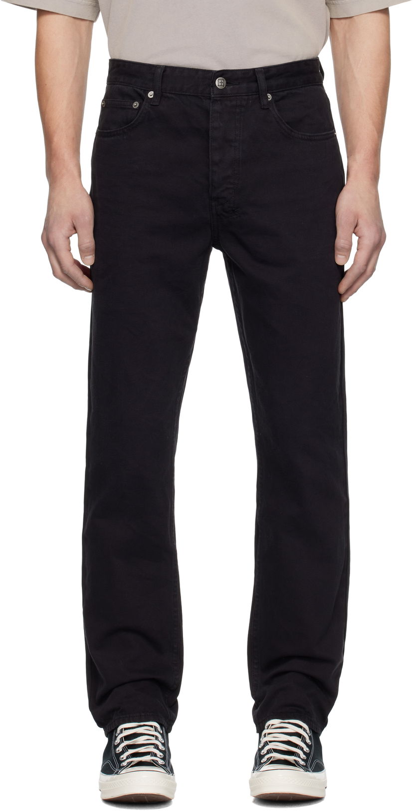Jeans Ksubi Ksubi Hazlow Ghosted Jeans Musta | MPS25DJ007