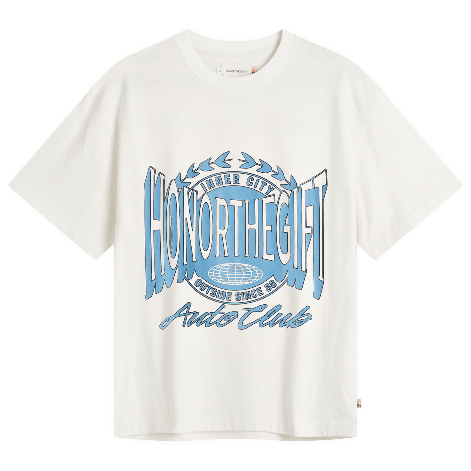 T-paita Honor The Gift Honor the Gift Honor Club Graphic T-Shirt Valkoinen | HTG250149-WHT, 1