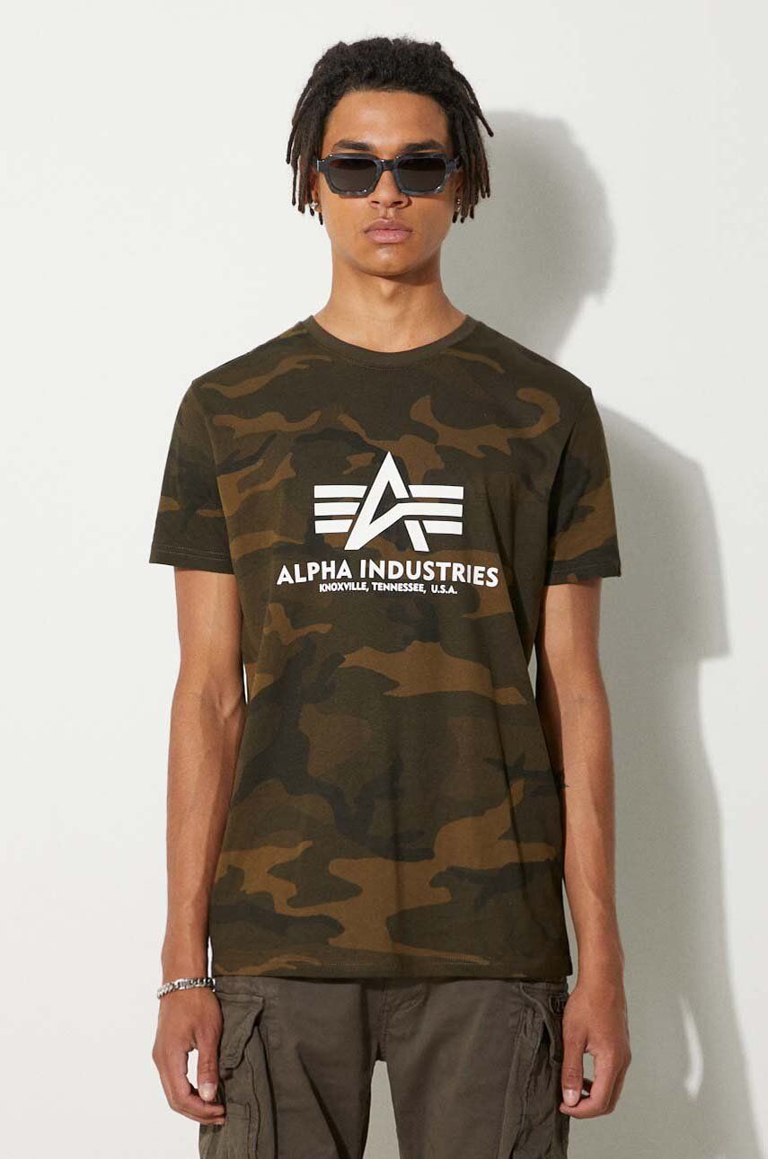 T-paita Alpha Industries Basic T-Shirt Vihreä | 100501C.239, 0