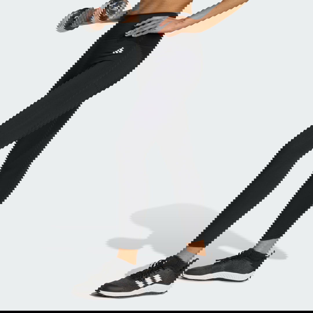 Leggingsit adidas Performance Optime Essentials No Front Rise Seam 7/8 Tights Musta | JY4815, 0
