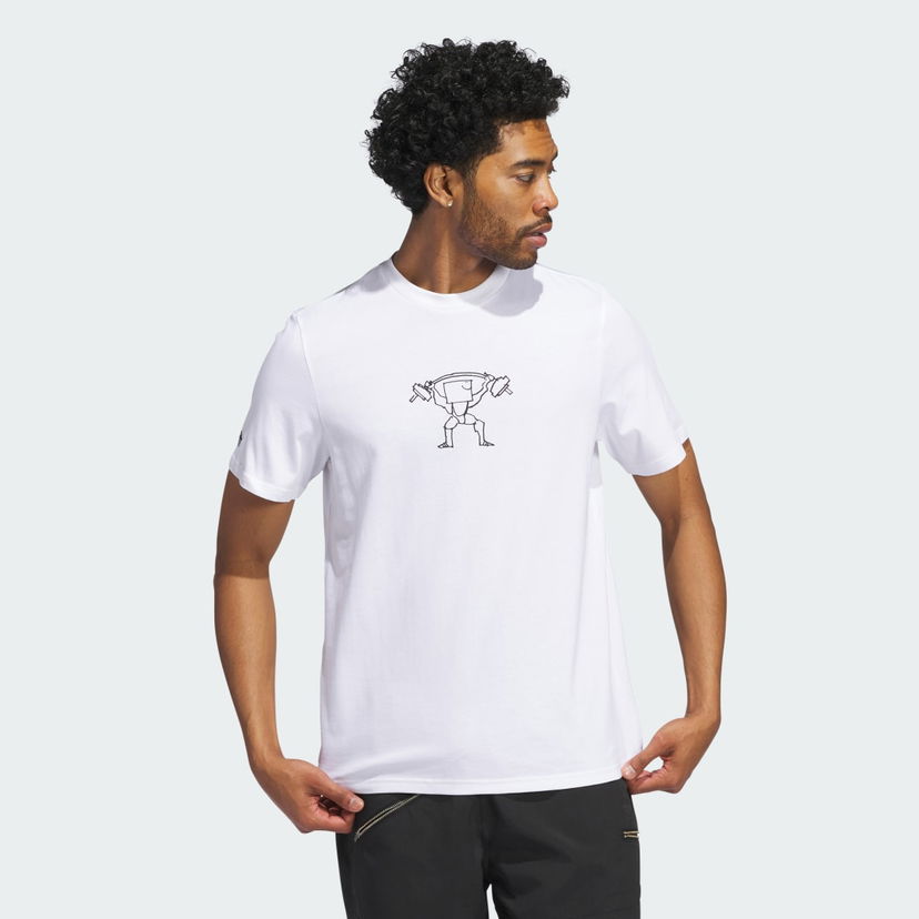 T-paita adidas Performance Shmoofoil Lifter Valkoinen | IZ4862