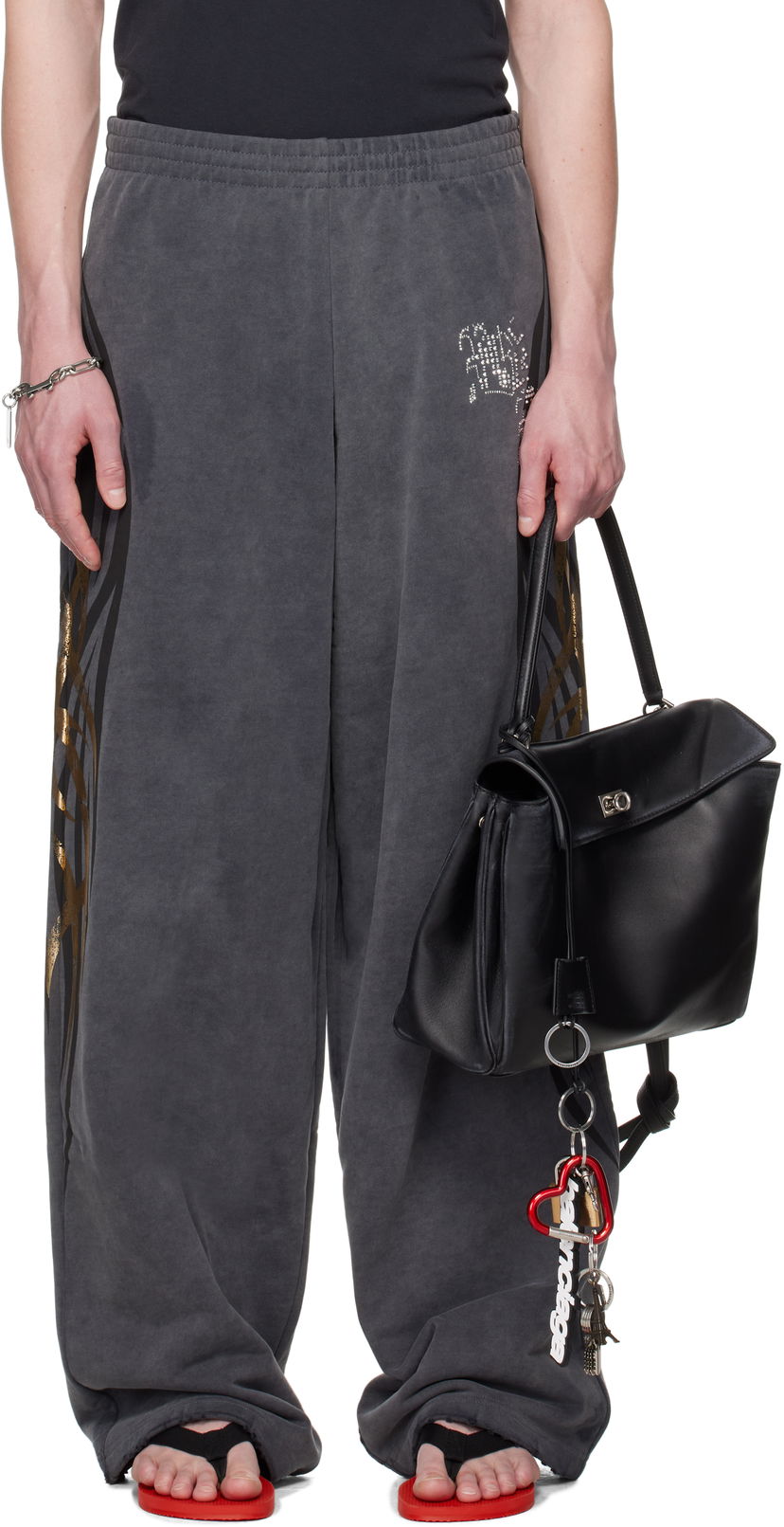 Verryttelyhousut Balenciaga Tacky Gold Baggy Sweatpants Harmaa | 803266TRVR6
