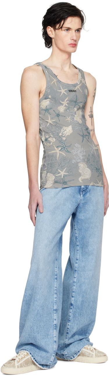 Tennarit ja kengät Versace Barocco Greca Valkoinen | 1014460_1A09449, 4