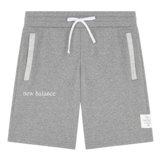 Shortsit New Balance Essential Logo Shorts Harmaa | AMS21552-HC