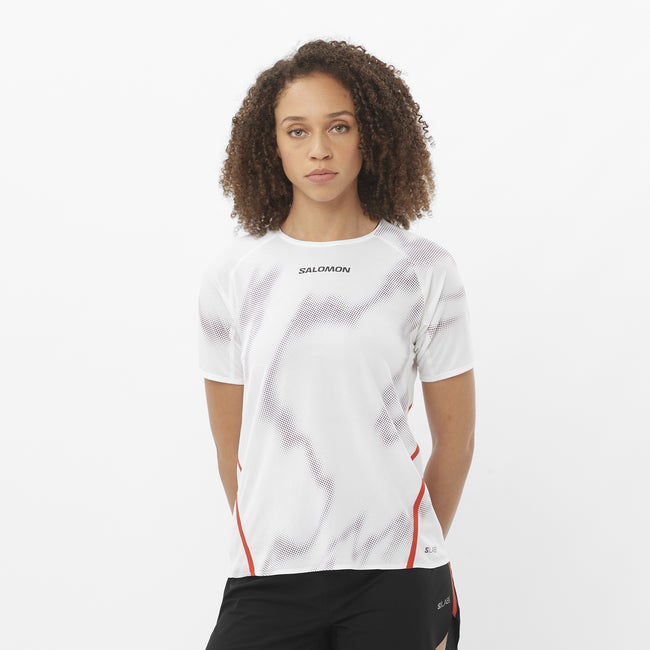 T-paita Salomon S/Lab Speed T-Shirt Valkoinen | LC2695200