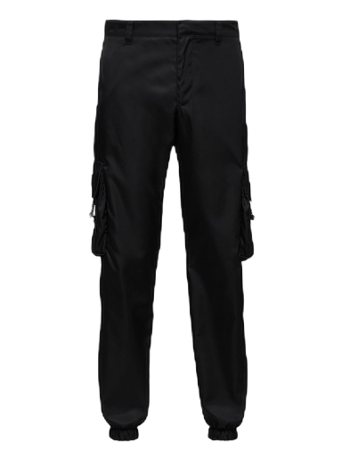 Cargo housut Prada Re-Nylon Cargo Pants Musta | SPH130S2111WQ8