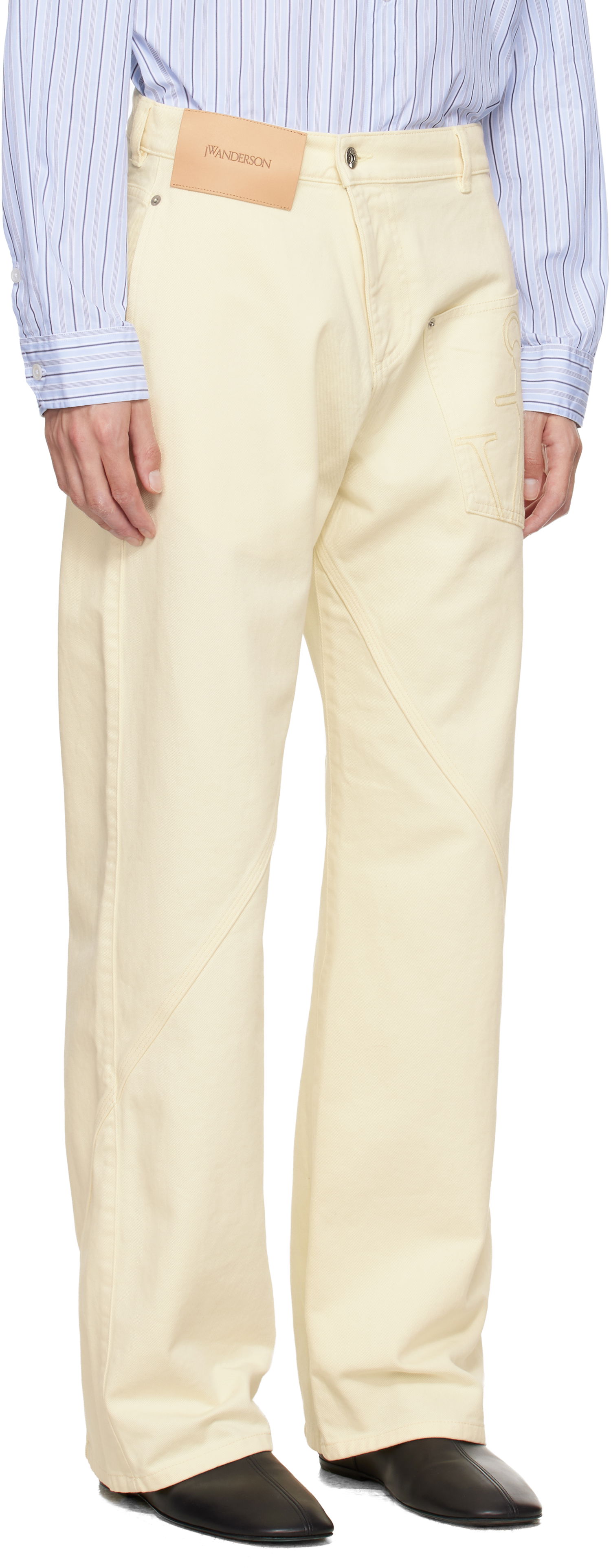 Jeans JW Anderson Twisted Workwear Jeans Keltainen | TR0405-PG1775, 1