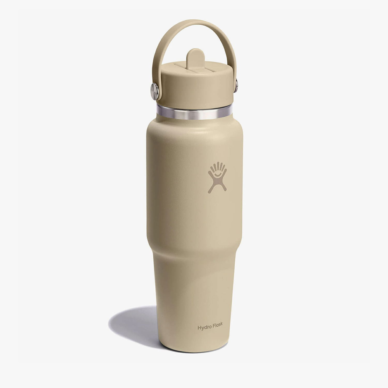 Juomapullo Hydro Flask 946ml Wide Flex Straw Travel Bottle Universal Beige | WT32CFS114, 1