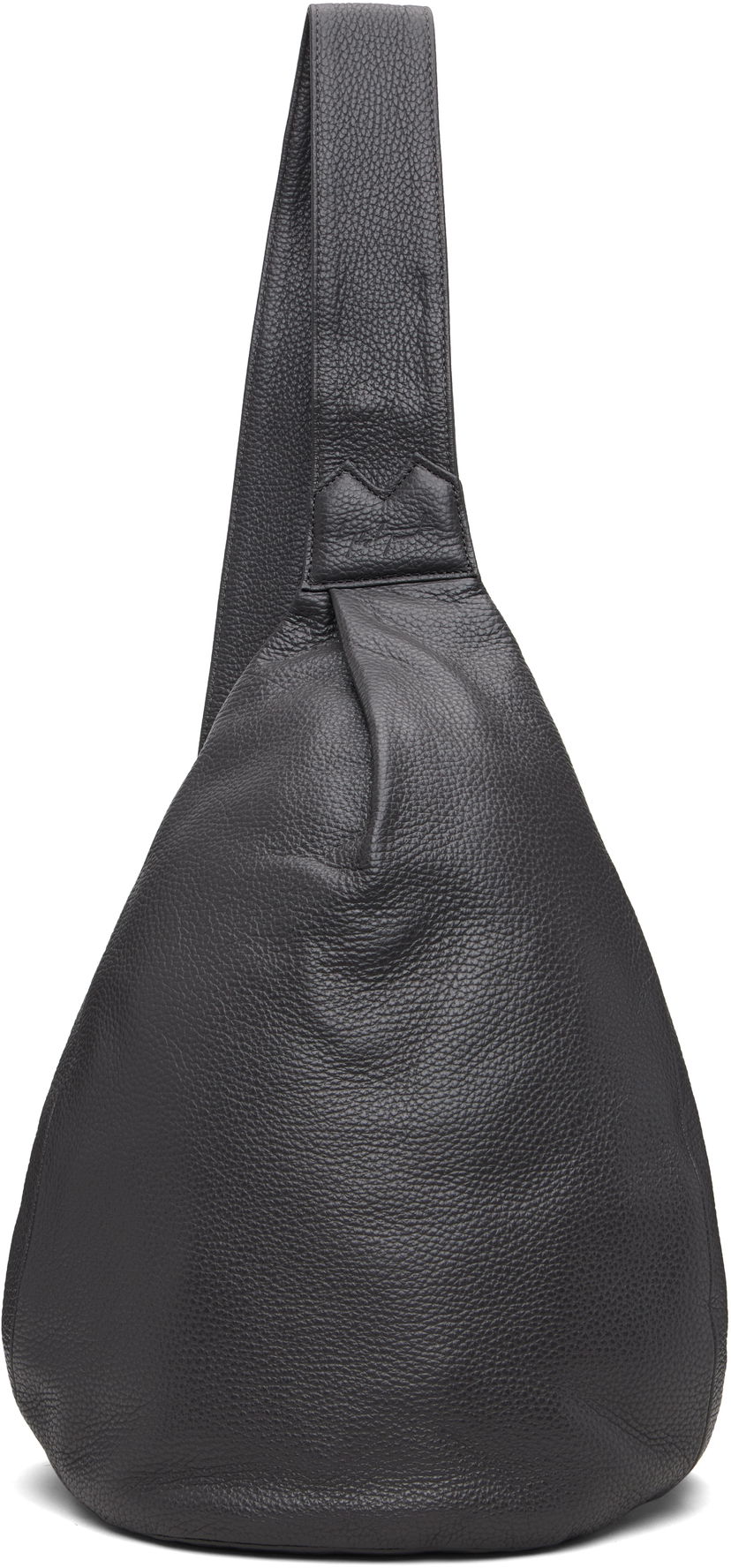 Olkalaukku Yohji Yamamoto YOHJI YAMAMOTO Tuck Sling Medium Bag Musta | DM-I93-707