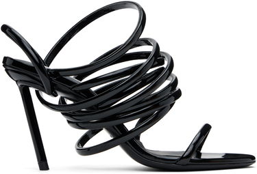 Tennarit ja kengät Alaïa ALAÏA Glossy Multistrap Stiletto Heel Sandals Musta | AA3S118TK049, 0