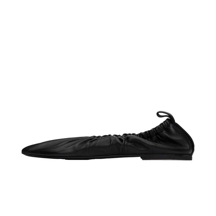 Tennarit ja kengät Jil Sander Gathered Ballerina Flats Musta | J16WZ0016_P5810