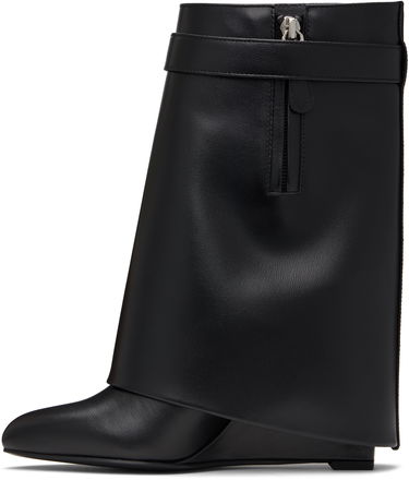 Tennarit ja kengät Givenchy Givenchy Shark Lock Wedge Ankle Boots Musta | BE602RE147001, 2