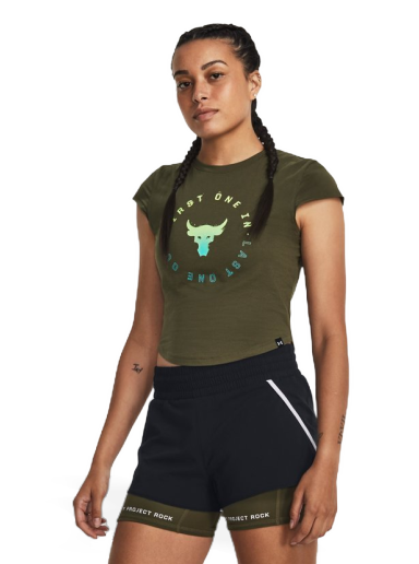 T-paita Under Armour Rock Night Tee Vihreä | 1380193-390