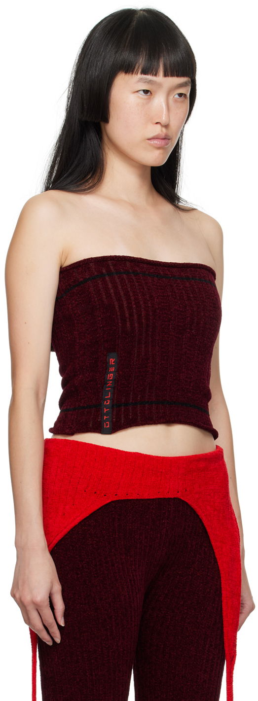 Tankkitoppi Ottolinger Ottolinger Patch Tube Top Punainen | 708002, 1