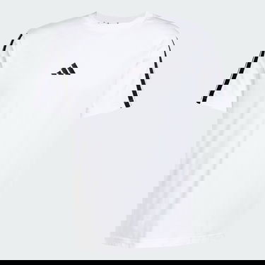 T-paita adidas Performance 3-Stripes Single Jersey Tee Valkoinen | JW1952, 4