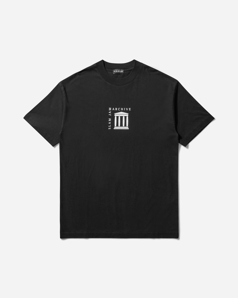 T-paita Slam Jam Slam Jam Archive Temple Graphic Tee Musta | SJPRTEMPLE BLK