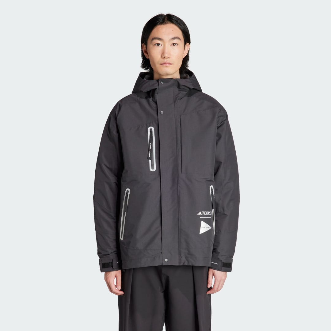 Takki adidas Performance Terrex + and Wander XPLORIC Jacket Musta | IJ5895, 0