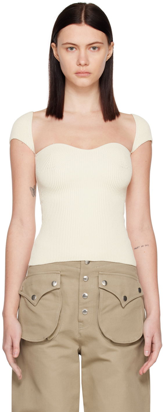 T-paita Khaite The Ista T-Shirt Valkoinen | 8420400