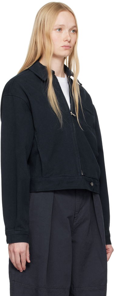 Takki YMC YMC Burnside Cropped Zip-Up Jacket Musta | Q5YAA, 1