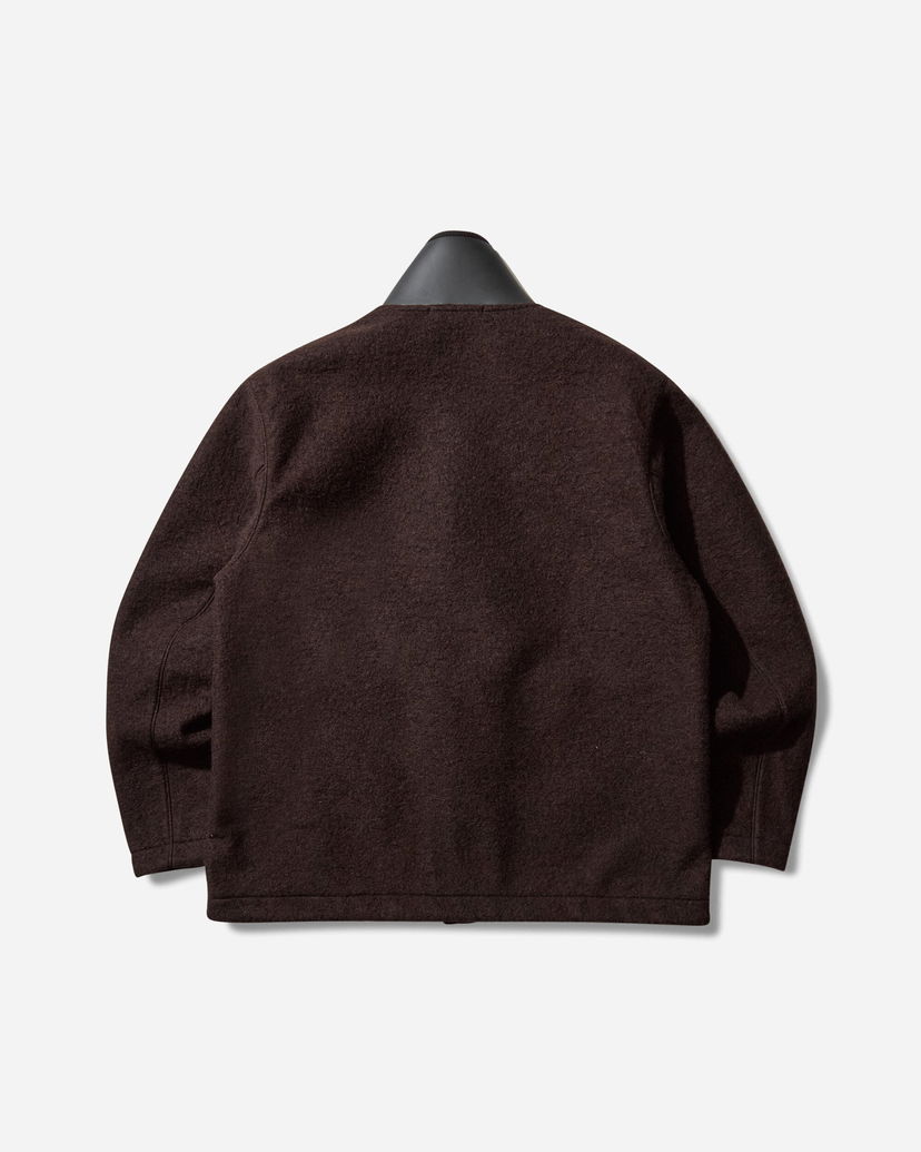 Takki Stone Island Shell-Trimmed Brushed Wool Jacket Ruskea | K2S15-Q100020-S0X22 V007B