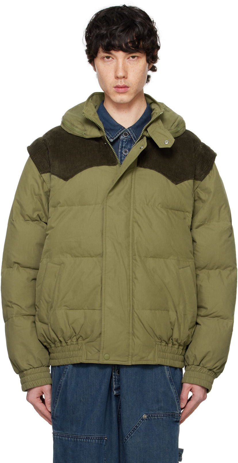 Puffer takki ISABEL MARANT Isabel Marant Yuri Puffer Jacket Vihreä | 25PMA0419HA-C1C02H