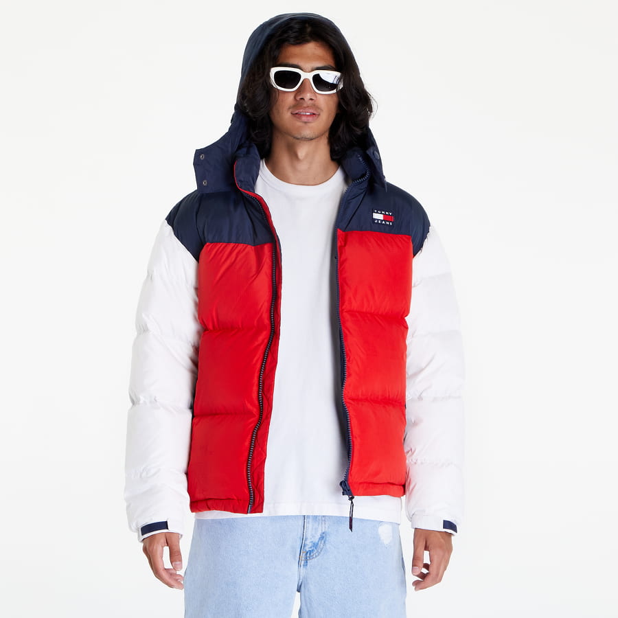 Puffer takki Tommy Hilfiger Alaska Colour-Blocked Padded Jacket Monivärinen | DM0FM14460 C87, 0