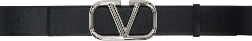 Vyöt Valentino Valentino Garavani VLogo Signature Calfskin Belt Musta | 6Y2T0Q87SNP