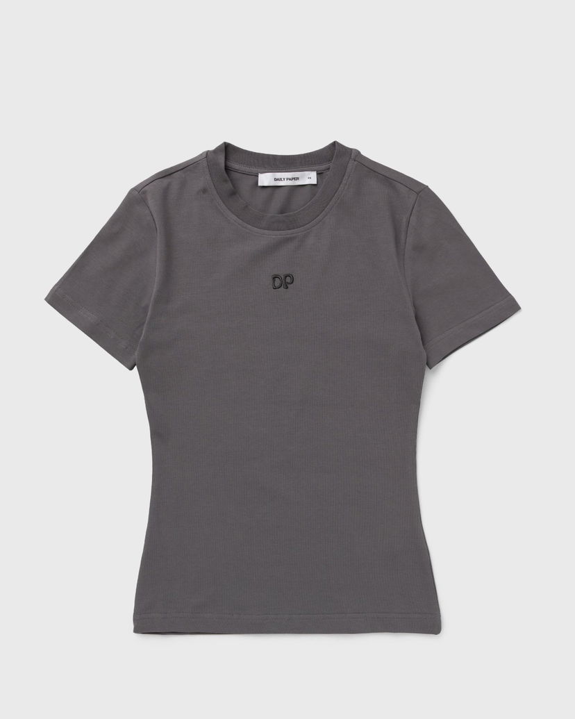 T-paita DAILY PAPER UNIT EMB FITTED TEE Harmaa | 2422046
