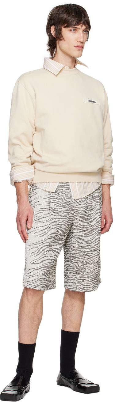 Huppari Jacquemus Les Classiques 'Le Sweatshirt Gros Grain' Sweatshirt Beige | 24E245JS206-2036, 3