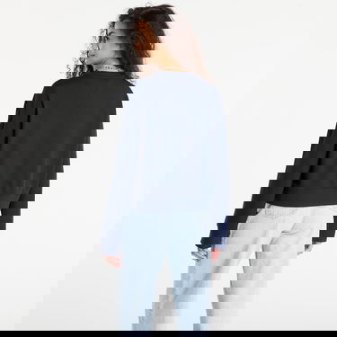 Huppari Tommy Hilfiger Tommy Hilfiger Script Pique Sweatshirt Tummansininen | WW0WW46152 C1G, 2